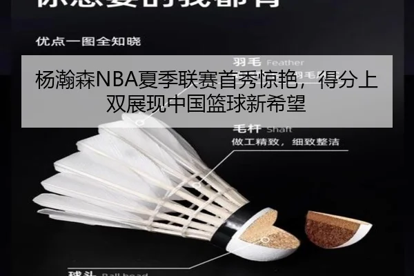 杨瀚森NBA夏季联赛首秀惊艳，得分上双展现中国篮球新希望